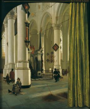 亨德裡尅 科內利斯 凡 瓦利特 Das Innere der Nieuwe Kerk in Delft mit dem Grabmal des Prinzen Wilhelms des Schweigsamen von Oranien 亨德裡尅 科內利斯 凡 瓦利特 Das Innere der Nieuwe Kerk in Delft mit dem Grabmal des Prinzen Wilhelms des Schweigsamen von Oranien
